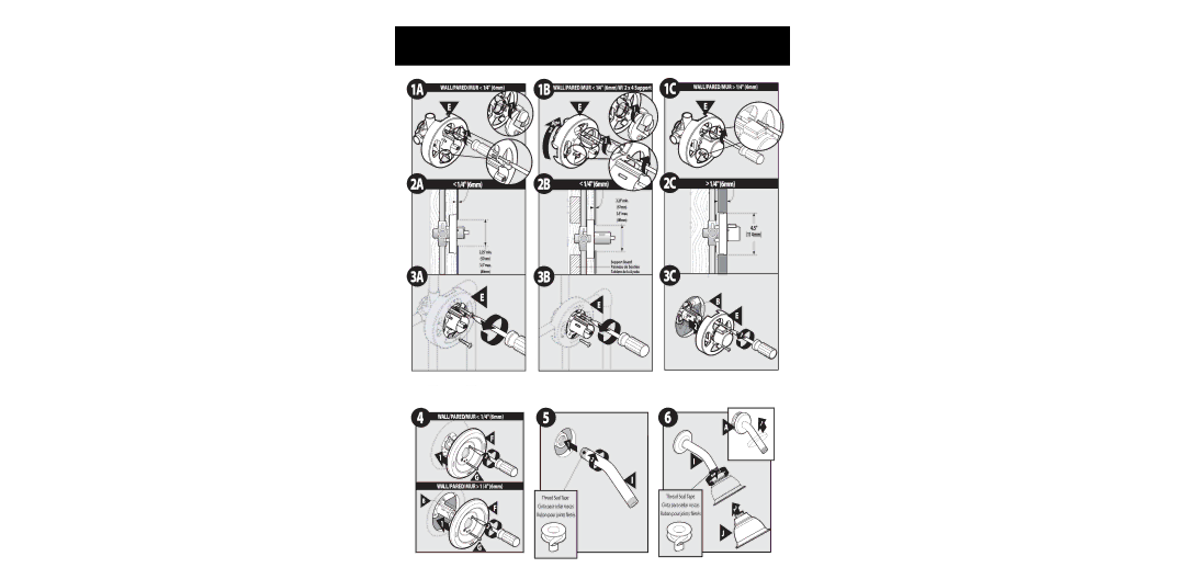 Moen 82912 Series warranty 46mm 