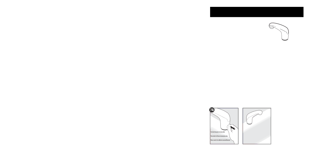 Moen 8307, 8308 warranty M M E R C I a L 