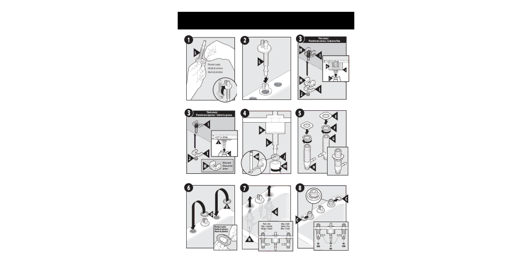 Moen 84690 warranty Thick deck 