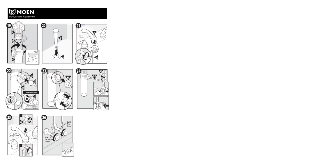 Moen CA84240 warranty Frio 