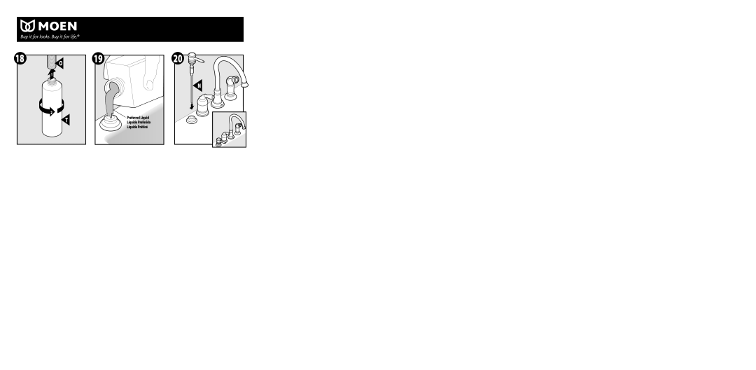 Moen CA87008 warranty 18 O 