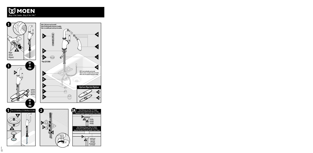 Moen INS10048A-6/12, INS10048A - 6 warranty Align 