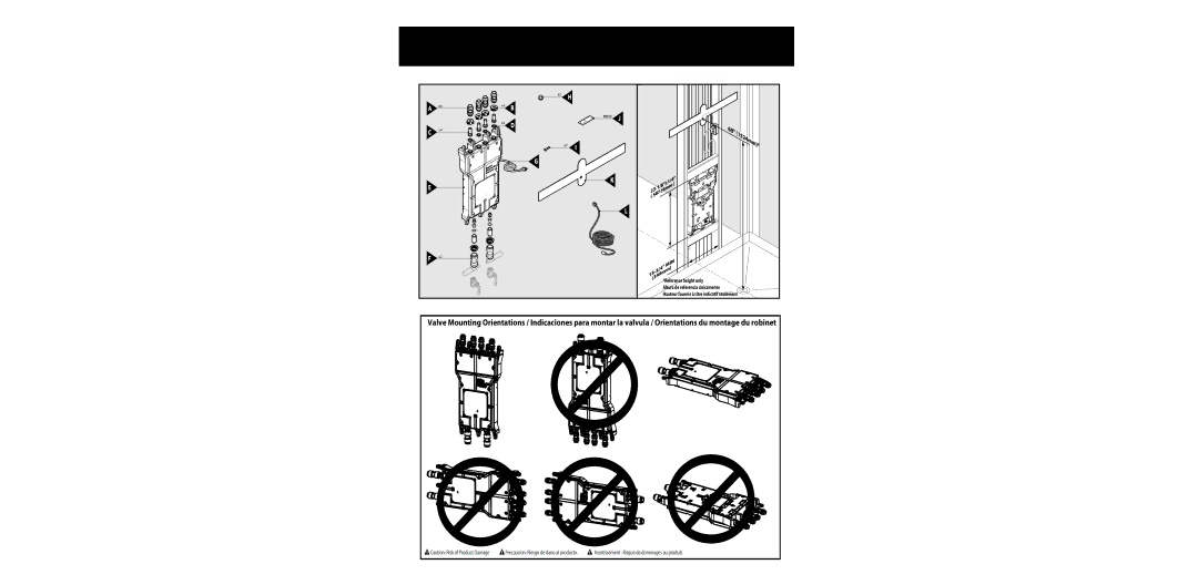 Moen INS1663E - 3/11 warranty Precaucion Riesgo de dano al producto 