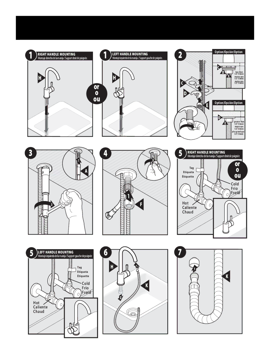 Moen INS1913D-8/10 warranty Or o ou 