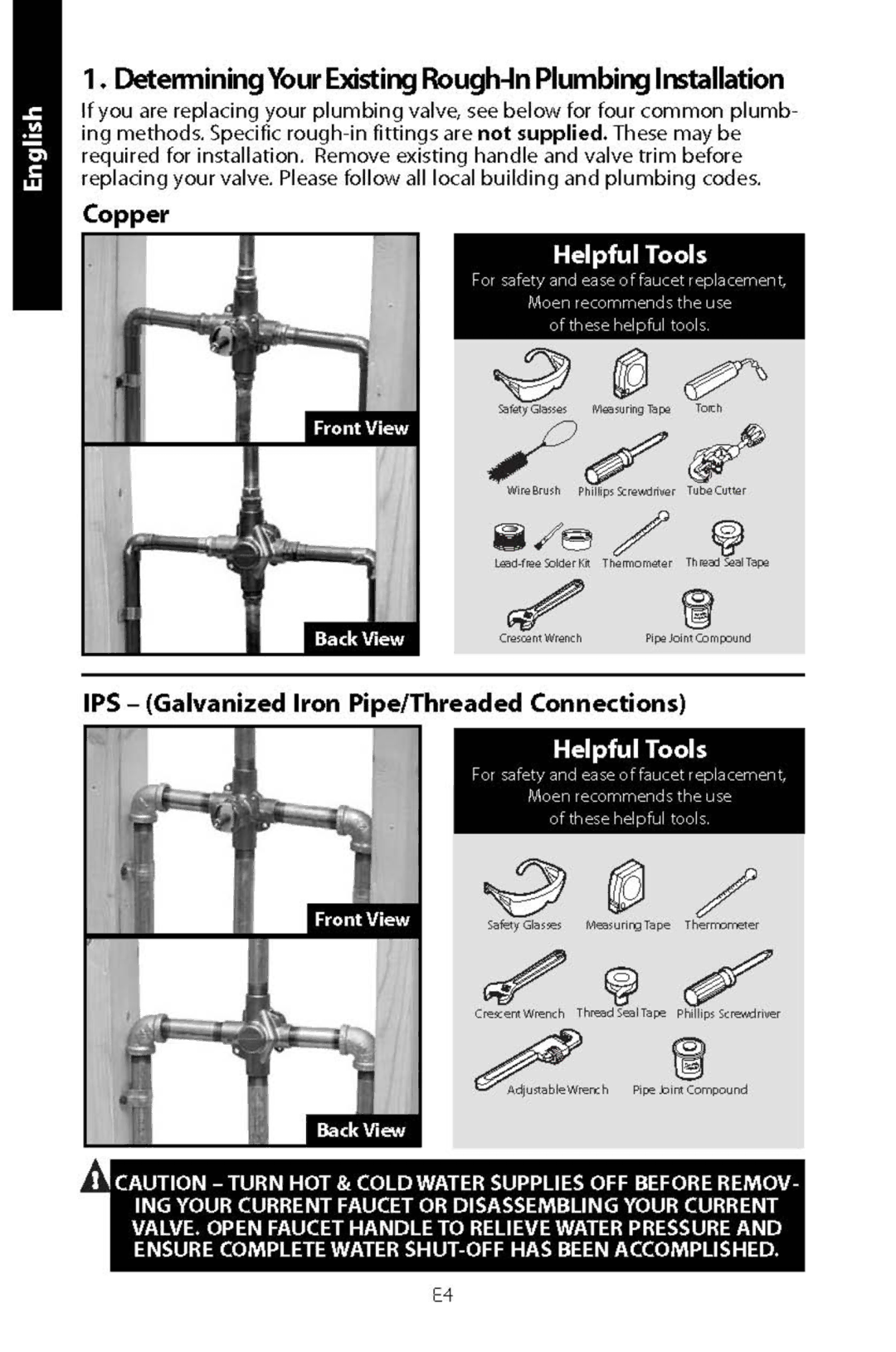 Moen INS1997 manual 