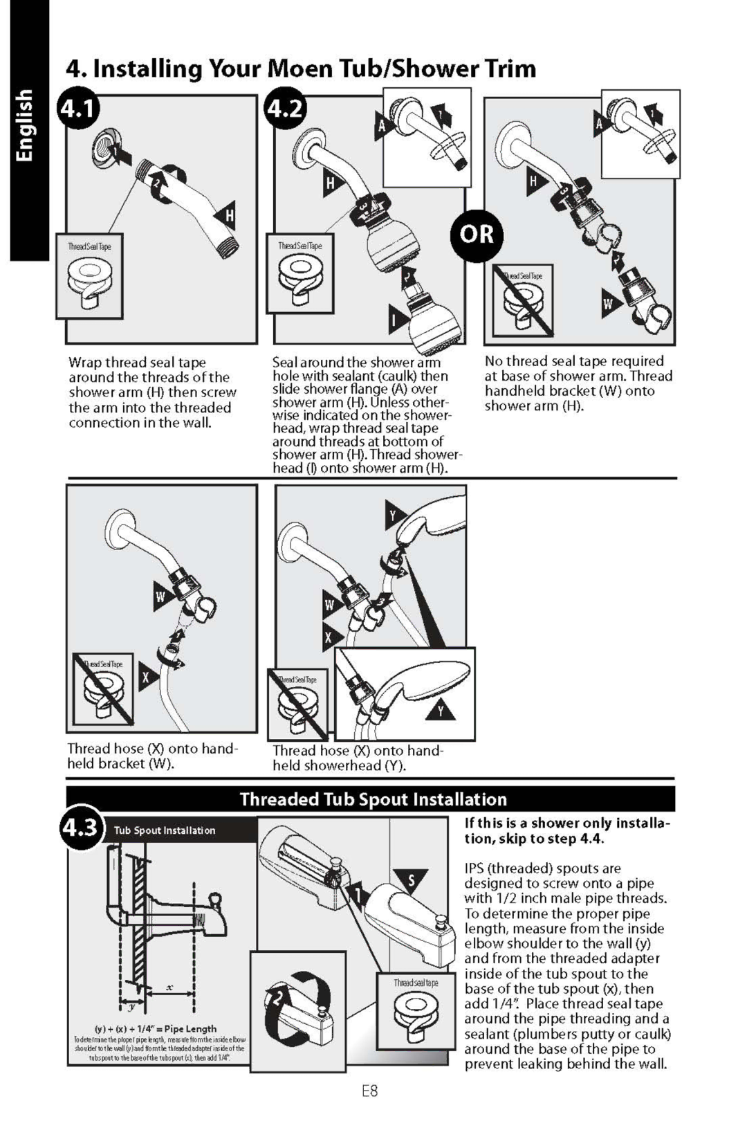 Moen INS1997 manual 