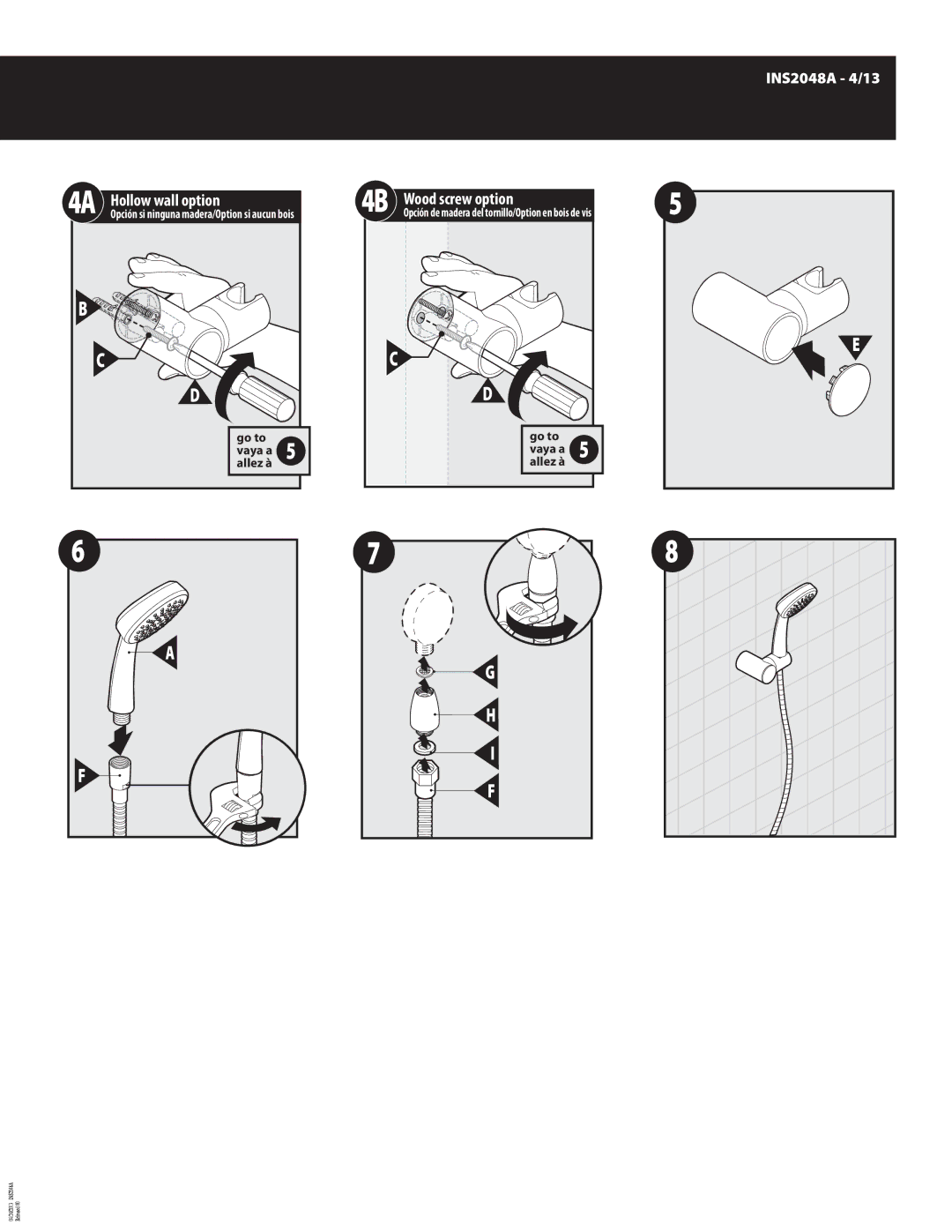 Moen 3865 SERIES manual INS2048A 4/13 