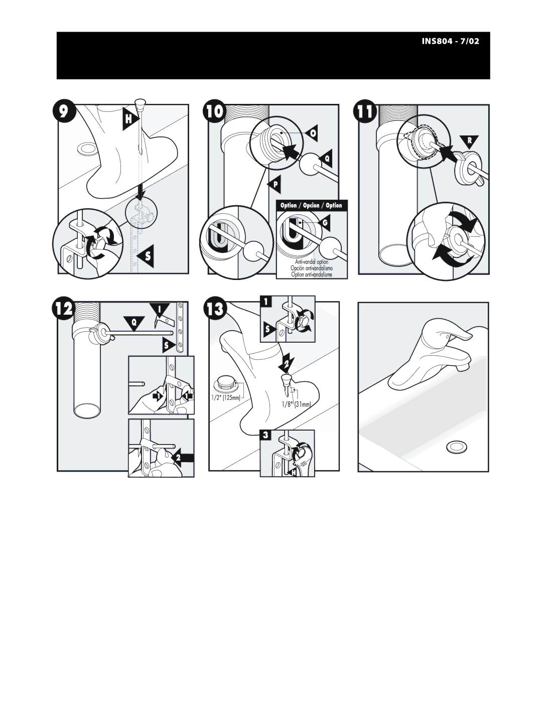 Moen L64621 warranty 31mm 