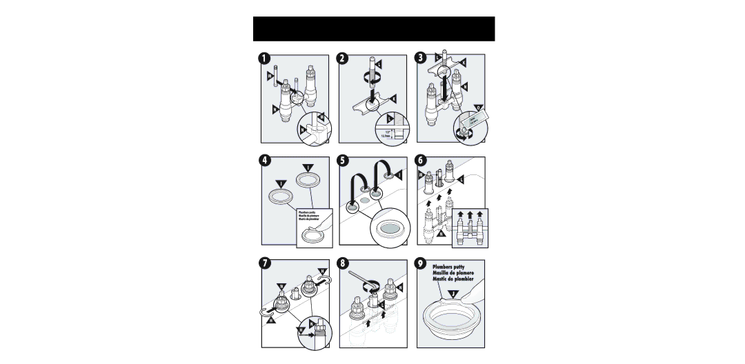 Moen rt4560, T4560 warranty Plumbers putty 