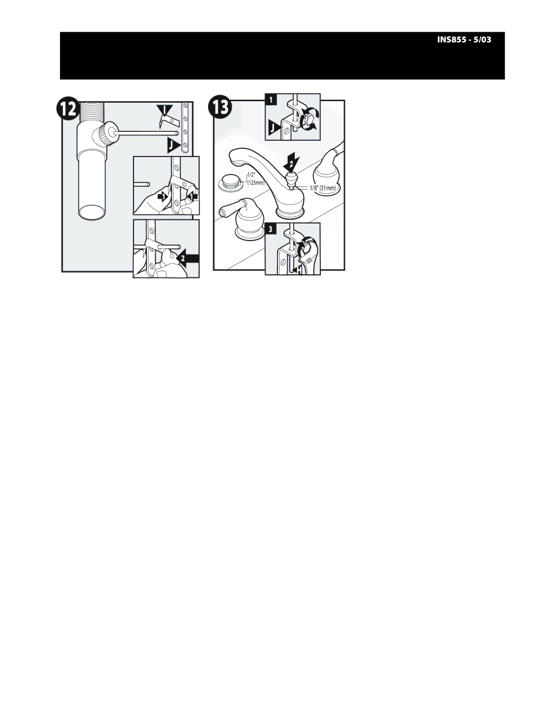 Moen RT4570 warranty 125mm 