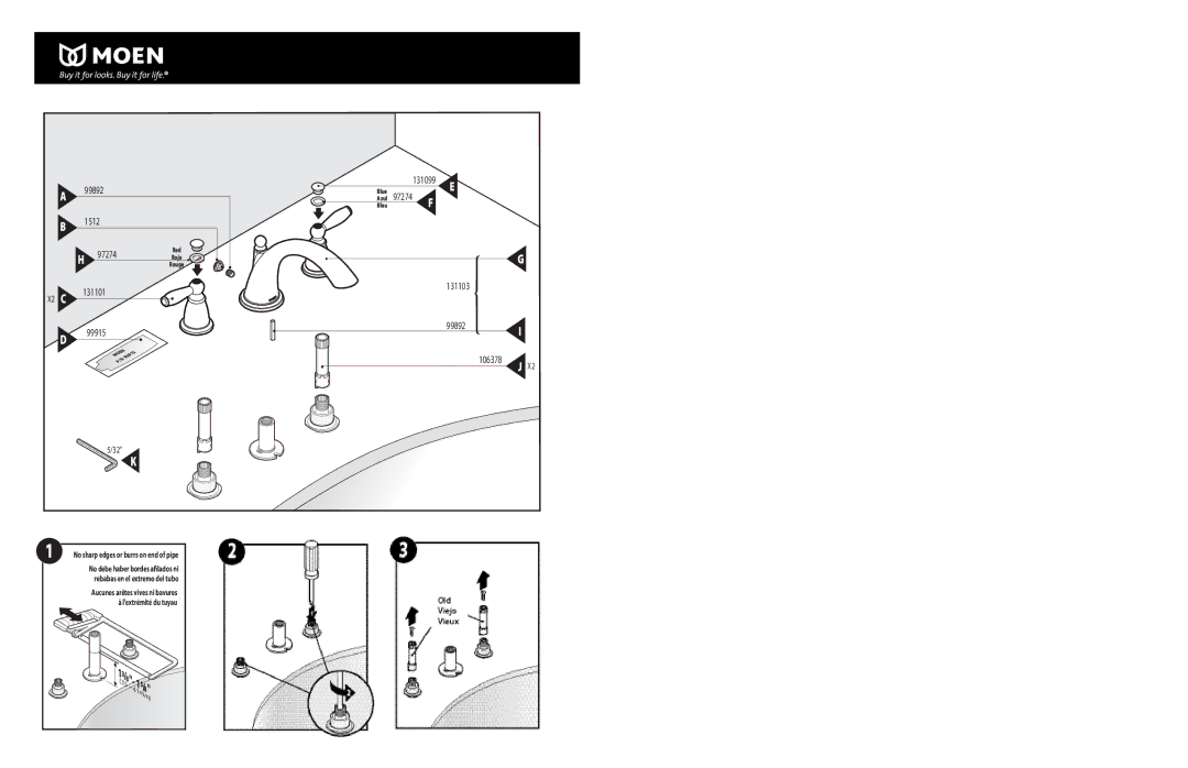 Moen T4943 warranty 97274 