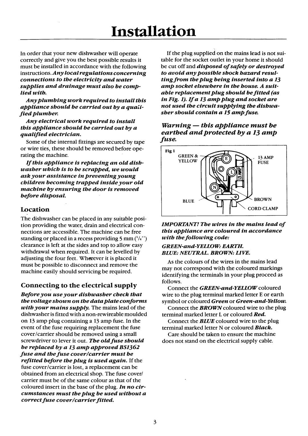 Moffat 31HF manual 