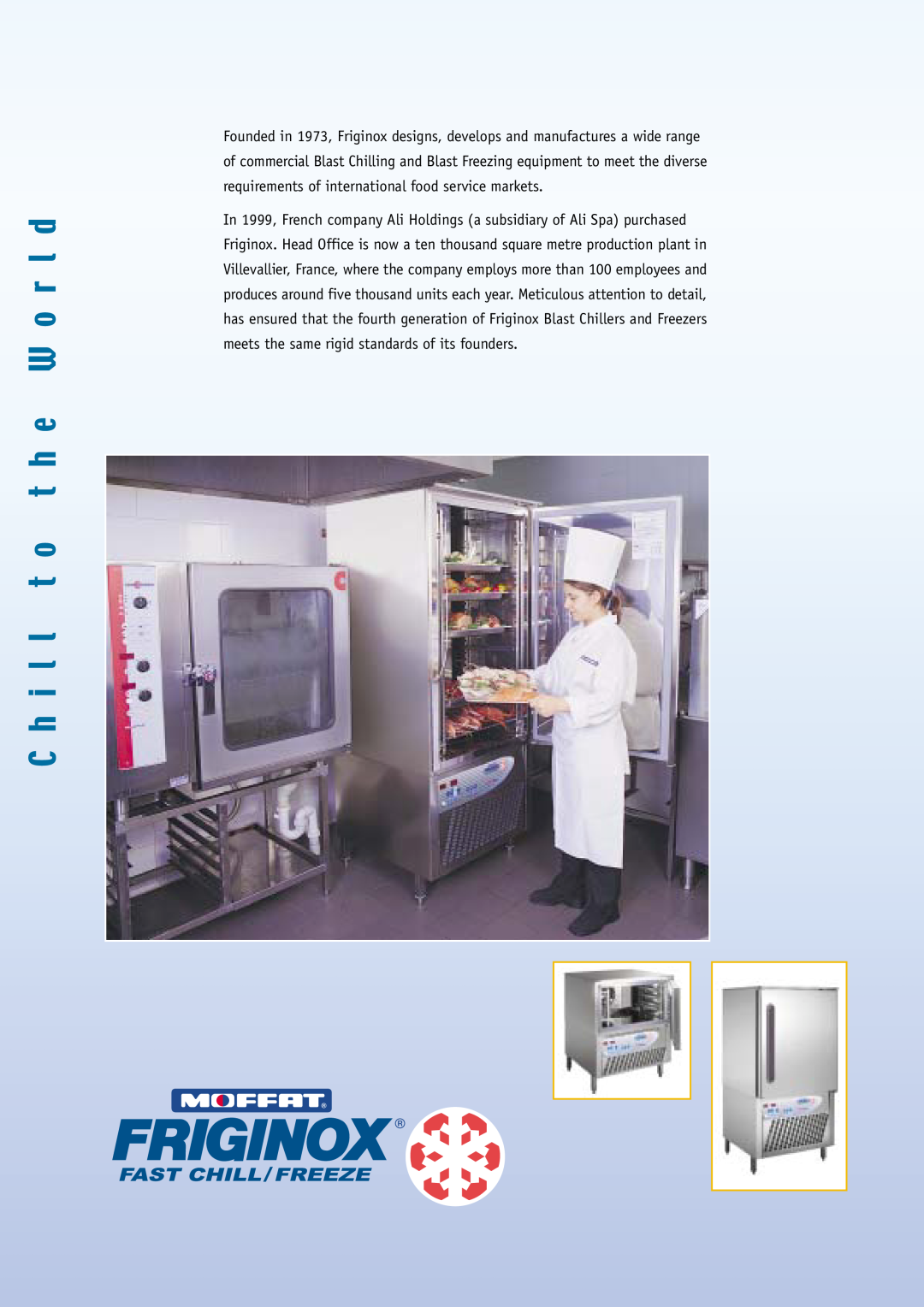 Moffat Blast Chillers and Freezers manual 