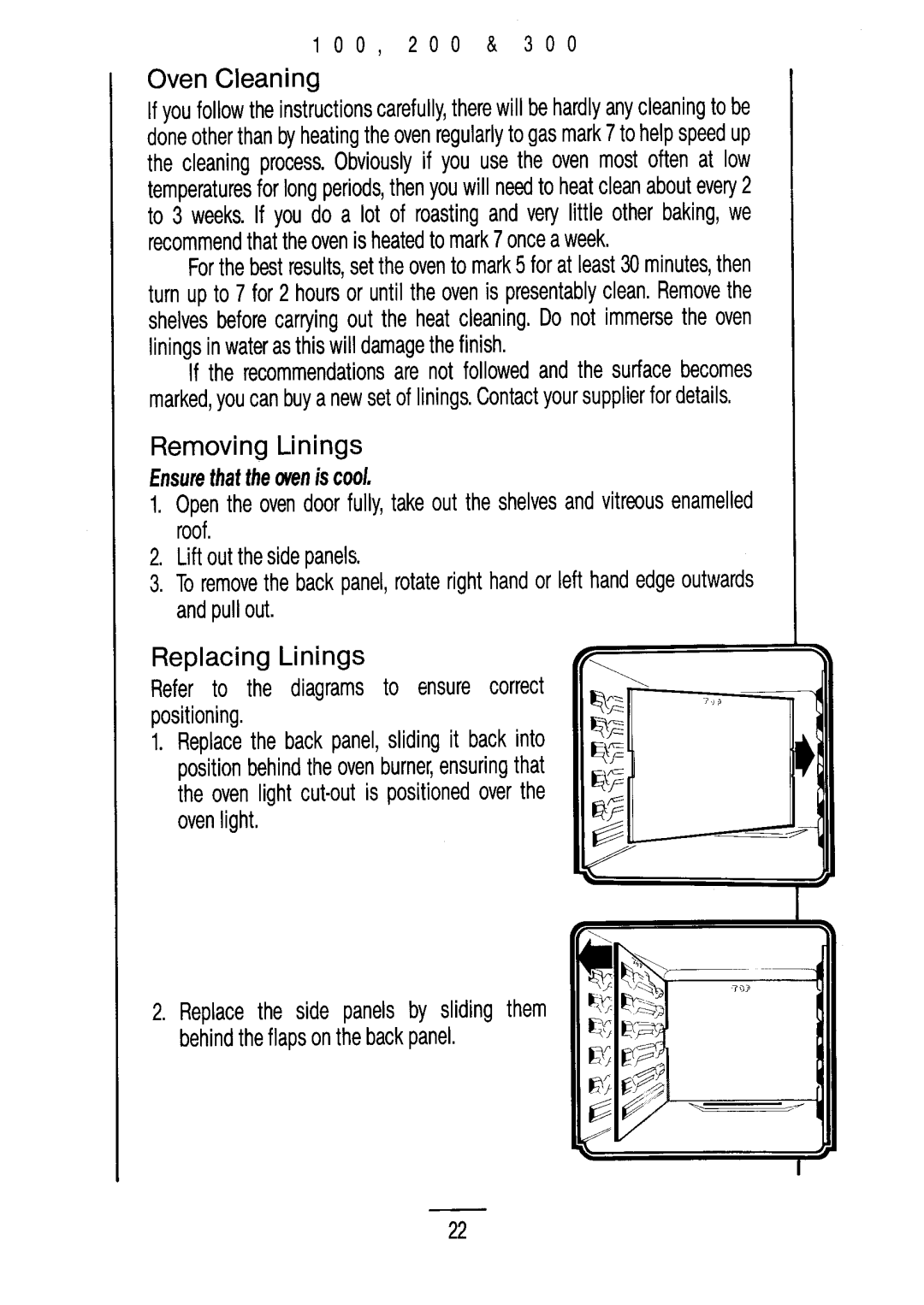 Moffat M300, M200, M100 manual 