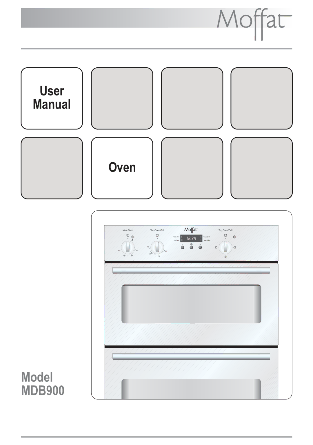 Moffat MDB900 user manual Model 