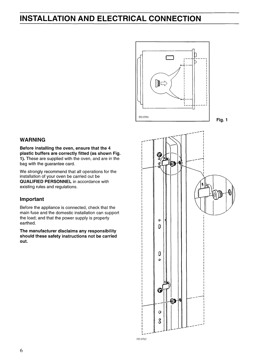 Moffat MS61 manual 