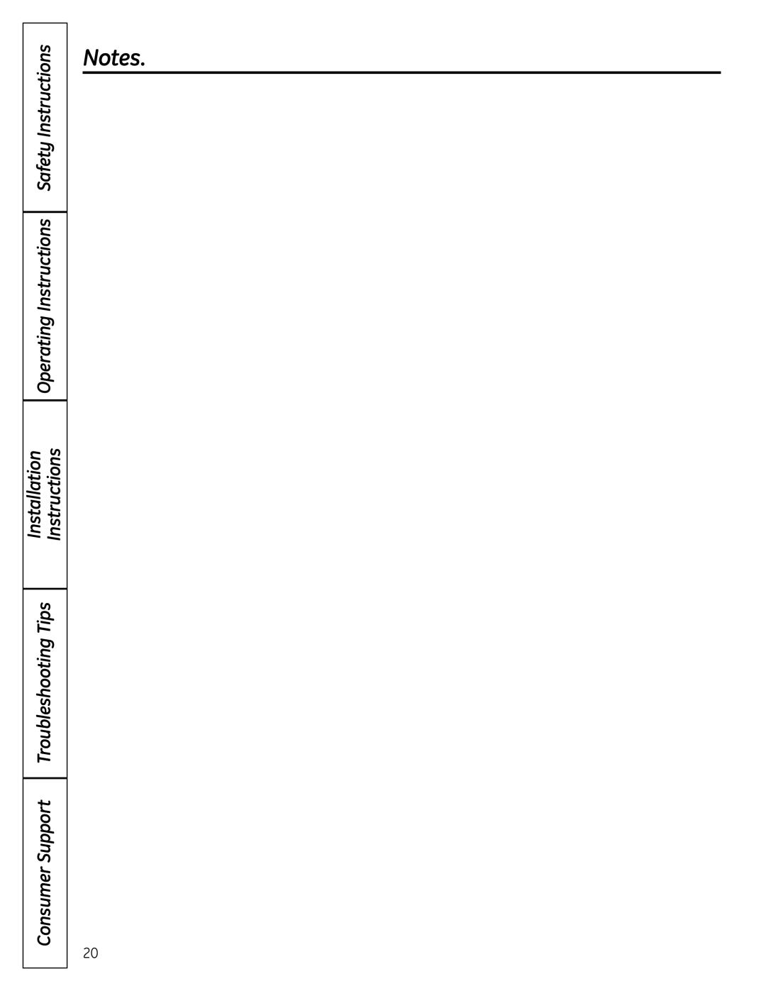 Moffat PFSS6SKXSS operating instructions Instructions 