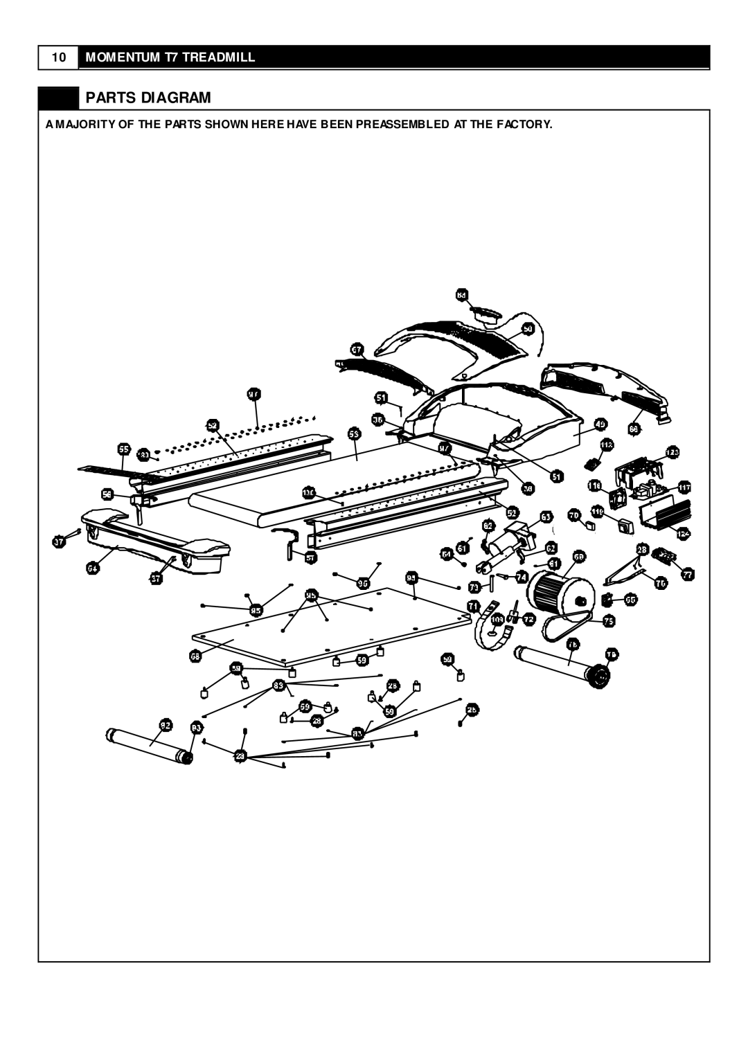 Momentum Sales & Marketing T7 user manual Parts Diagram 