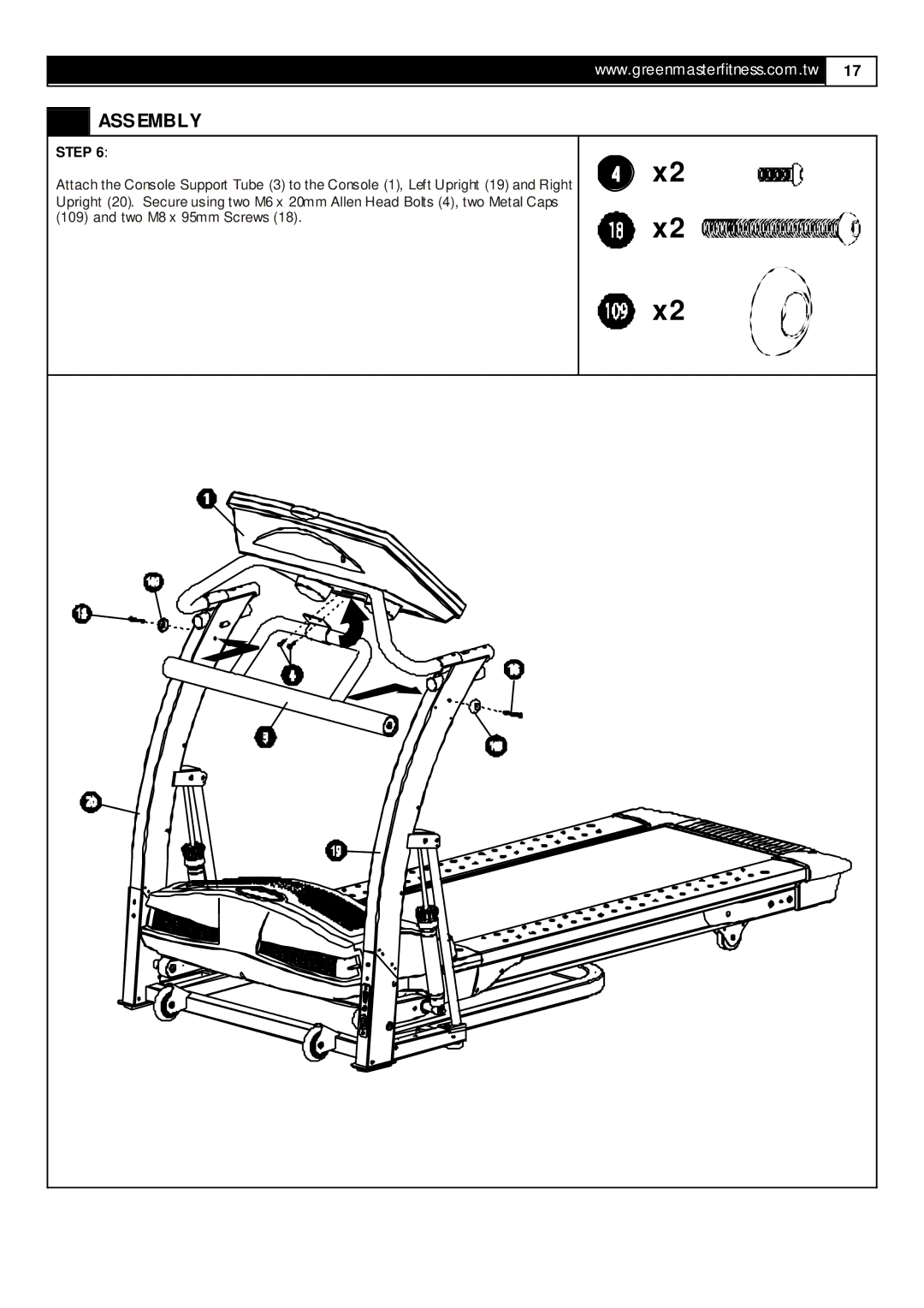 Momentum Sales & Marketing T7 user manual Assembly, Step 