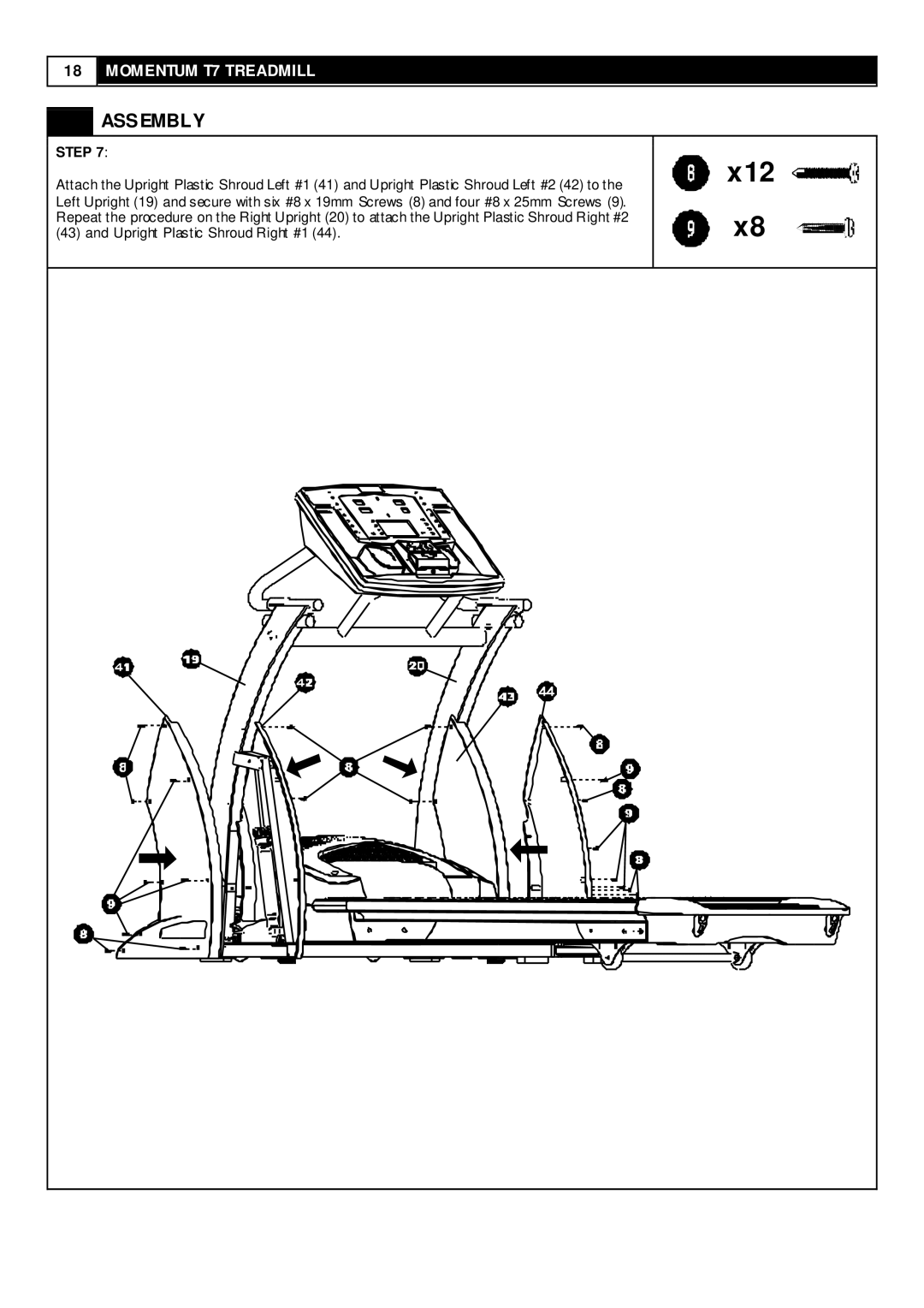 Momentum Sales & Marketing T7 user manual X12 