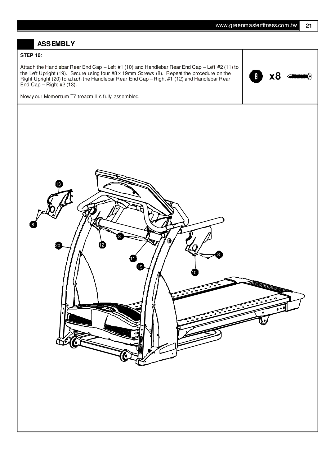 Momentum Sales & Marketing T7 user manual 2012 