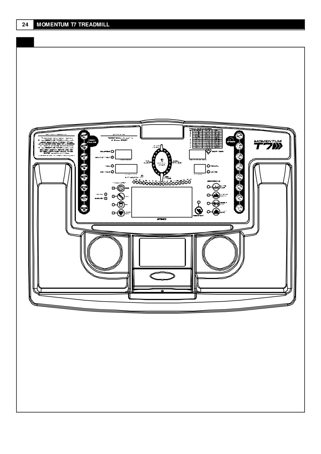 Momentum Sales & Marketing user manual Momentum T7 Treadmill 