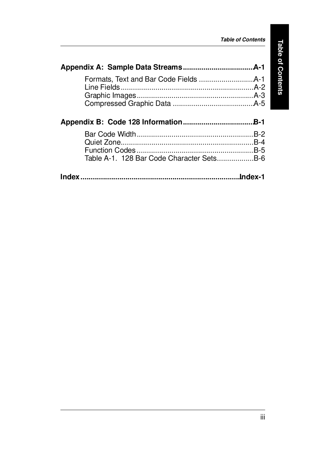 Monarch 9400 Series manual Index-1 