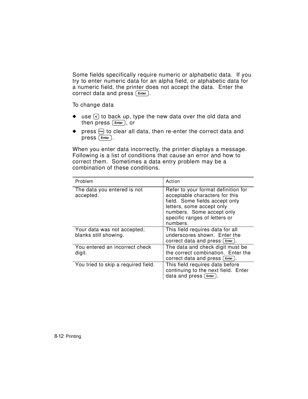 Monarch 9403TM manual 12Printing 