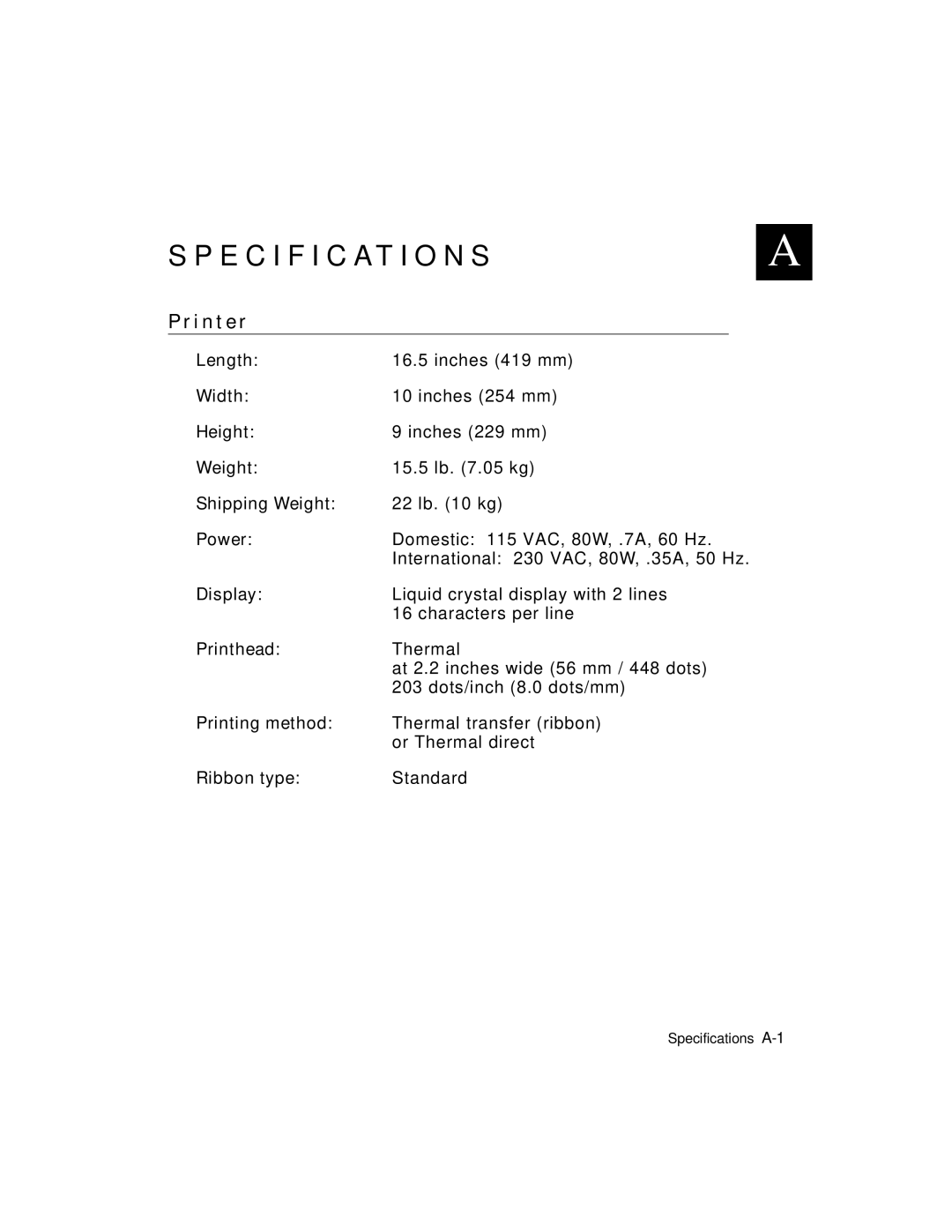 Monarch 9403TM manual I n t e r 