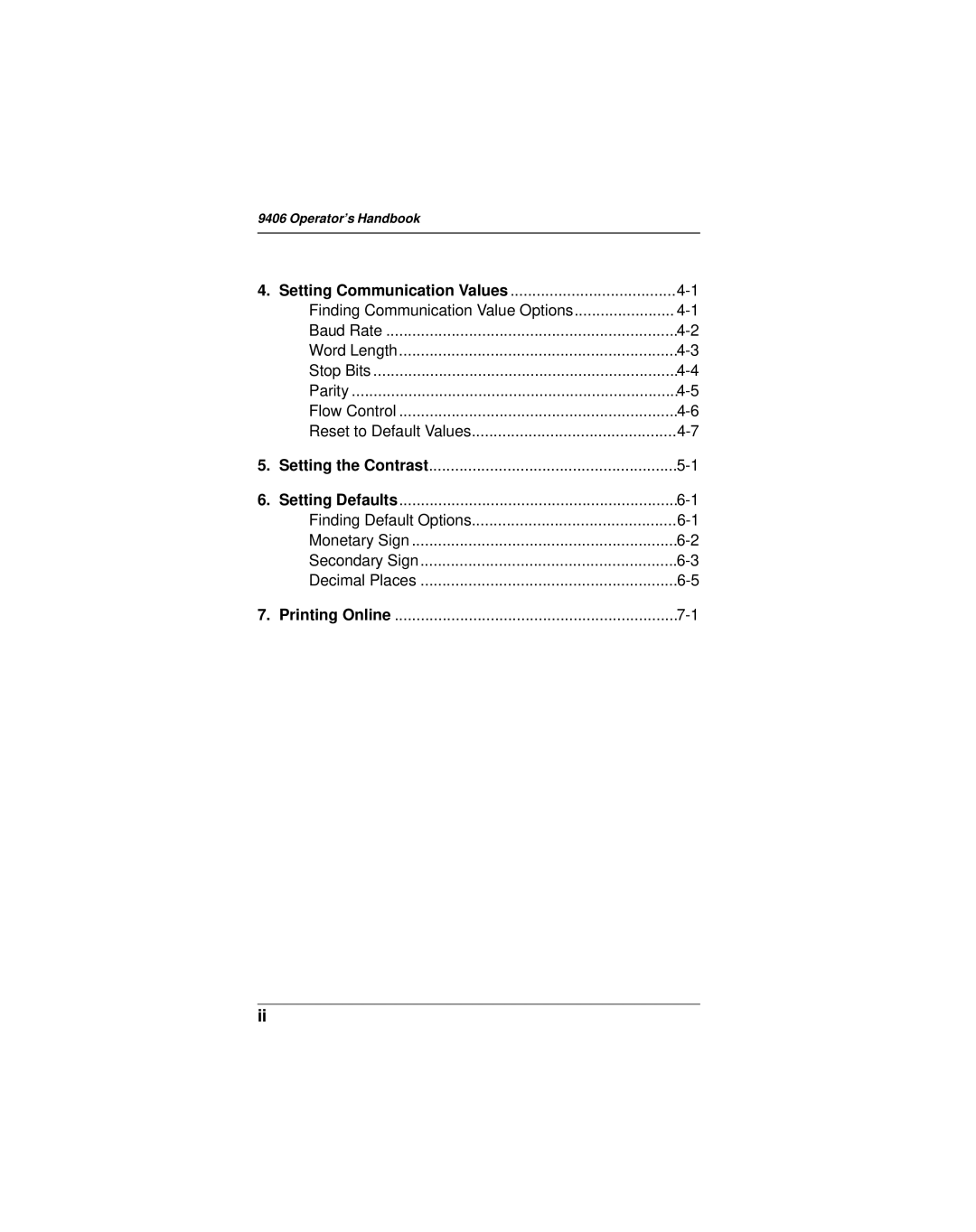 Monarch 9406 manual Operators Handbook 