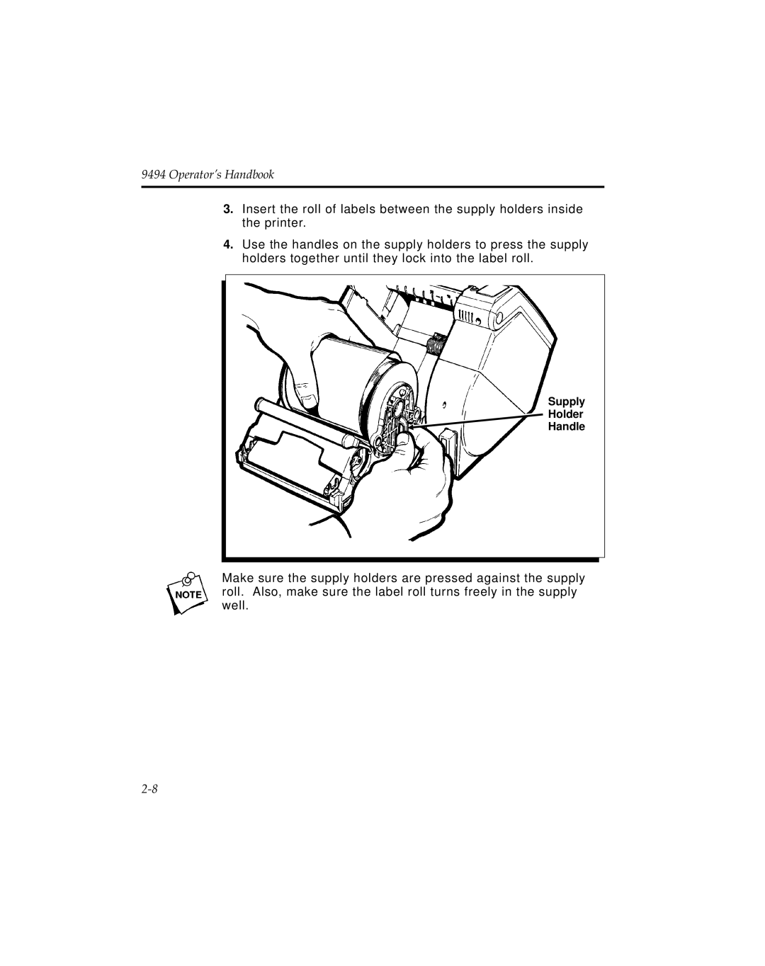 Monarch 9494 manual Operators Handbook 