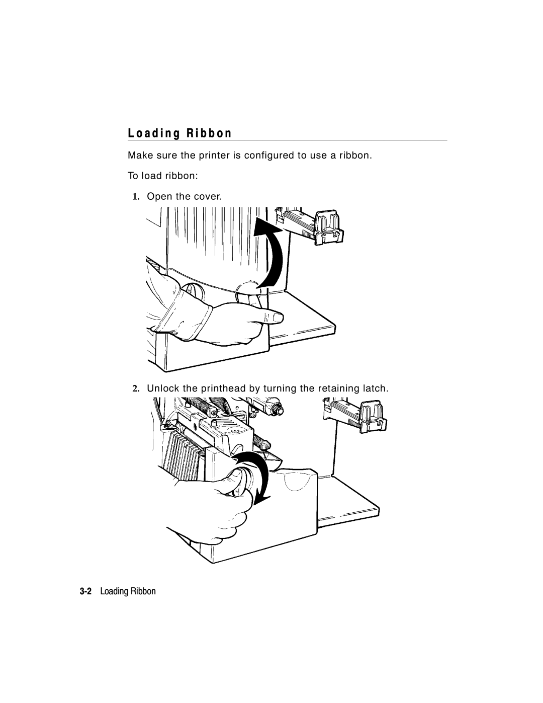 Monarch 9800 Series manual A d i n g R i b b o n 