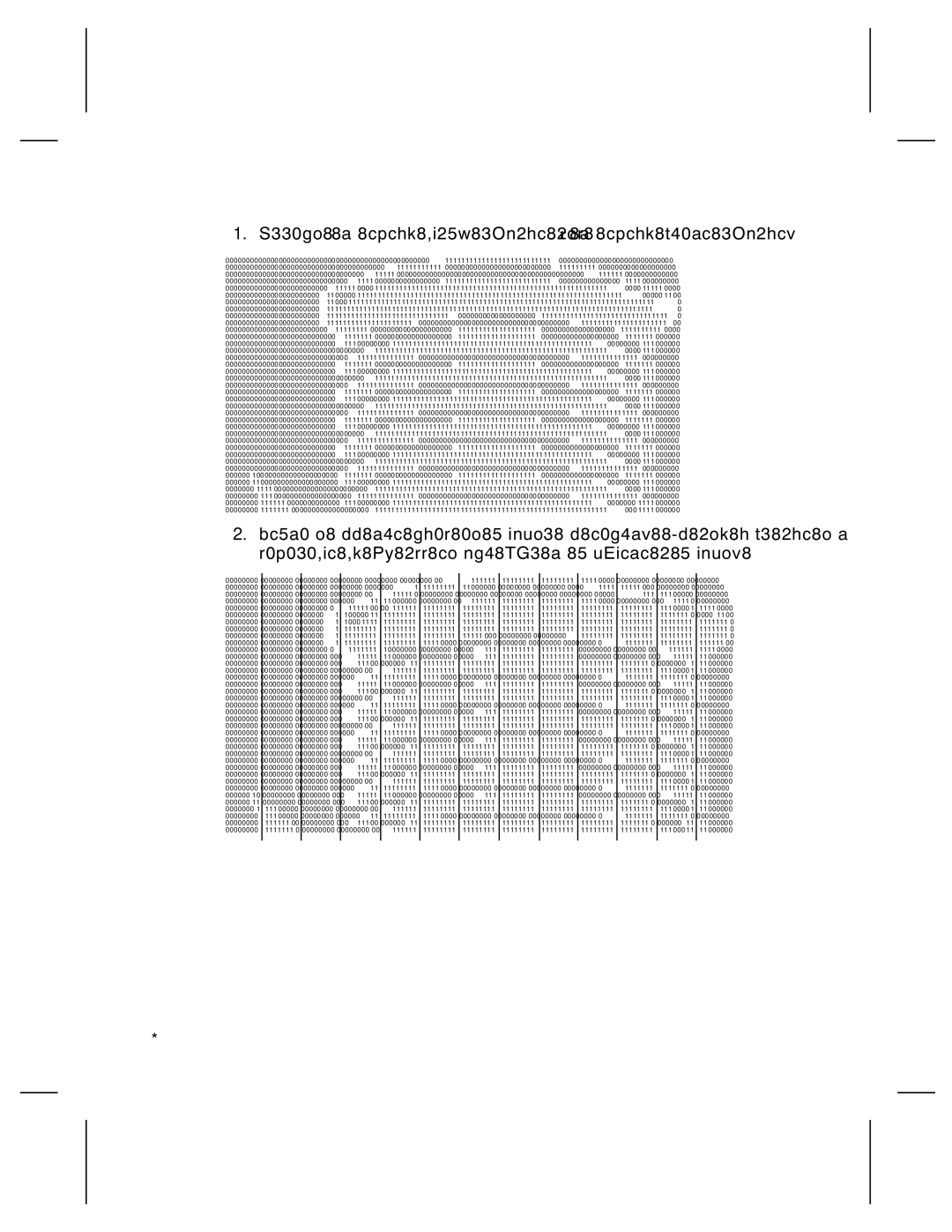 Monarch 9820, 9835, 9805, 9830 manual Assign 1 to every black square and 0 to every white square, 6Creating Graphics 