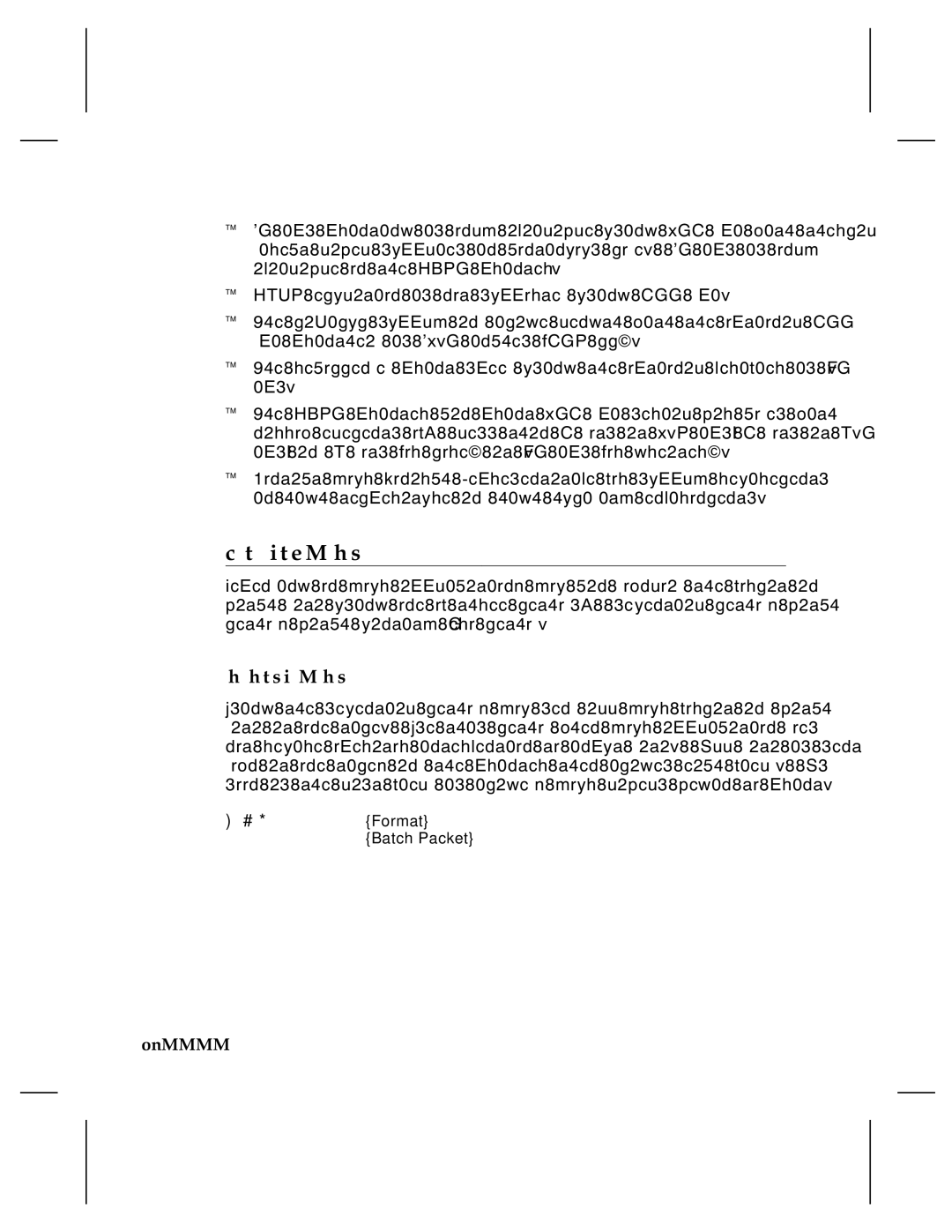 Monarch 9820, 9835, 9805, 9830 manual W n l o a d i n g M e t h o d s, Q u e n t i a l M e t h o d, 8Printing 