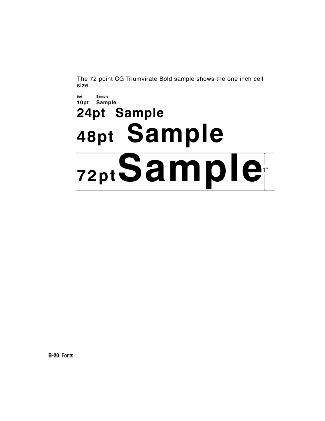 Monarch 9403, 9850, 9825 manual 48pt Sample 