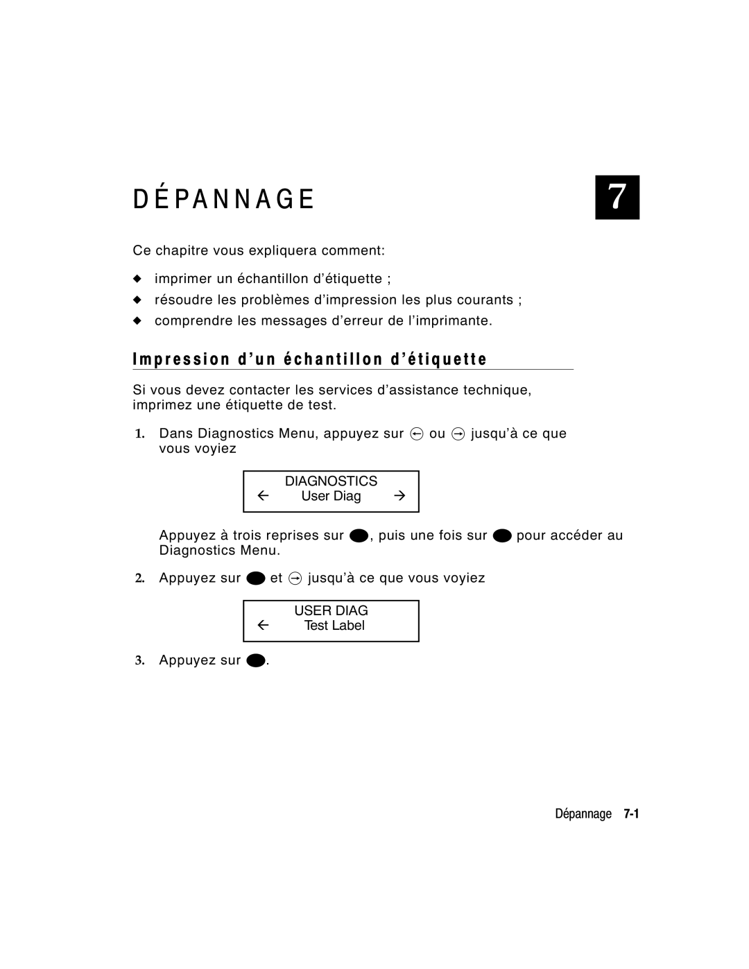 Monarch 9860 manual P a N N a G E, Diagnostics 