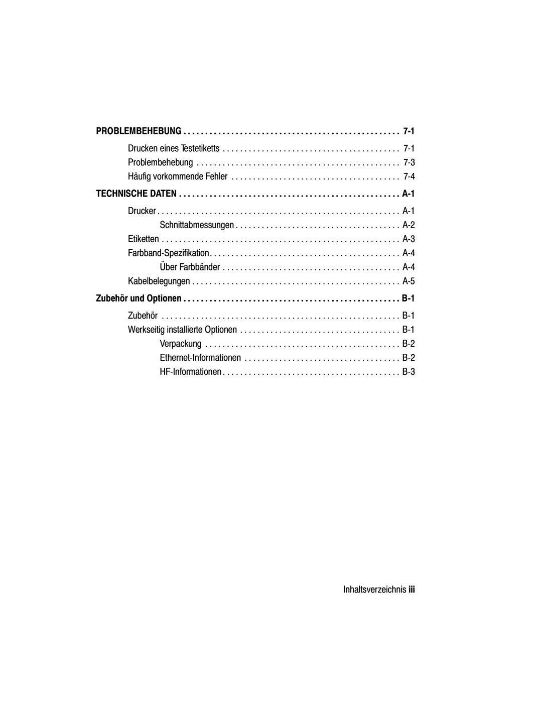 Monarch 9860 manual Problembehebung 