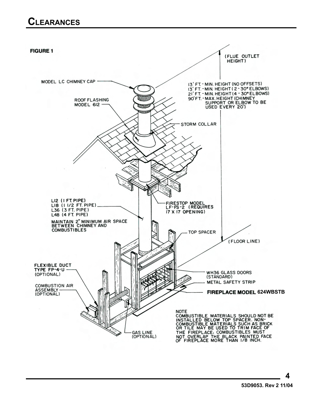 Monessen Hearth 624WBSTB manual $5$1&6, %67% 5HY 