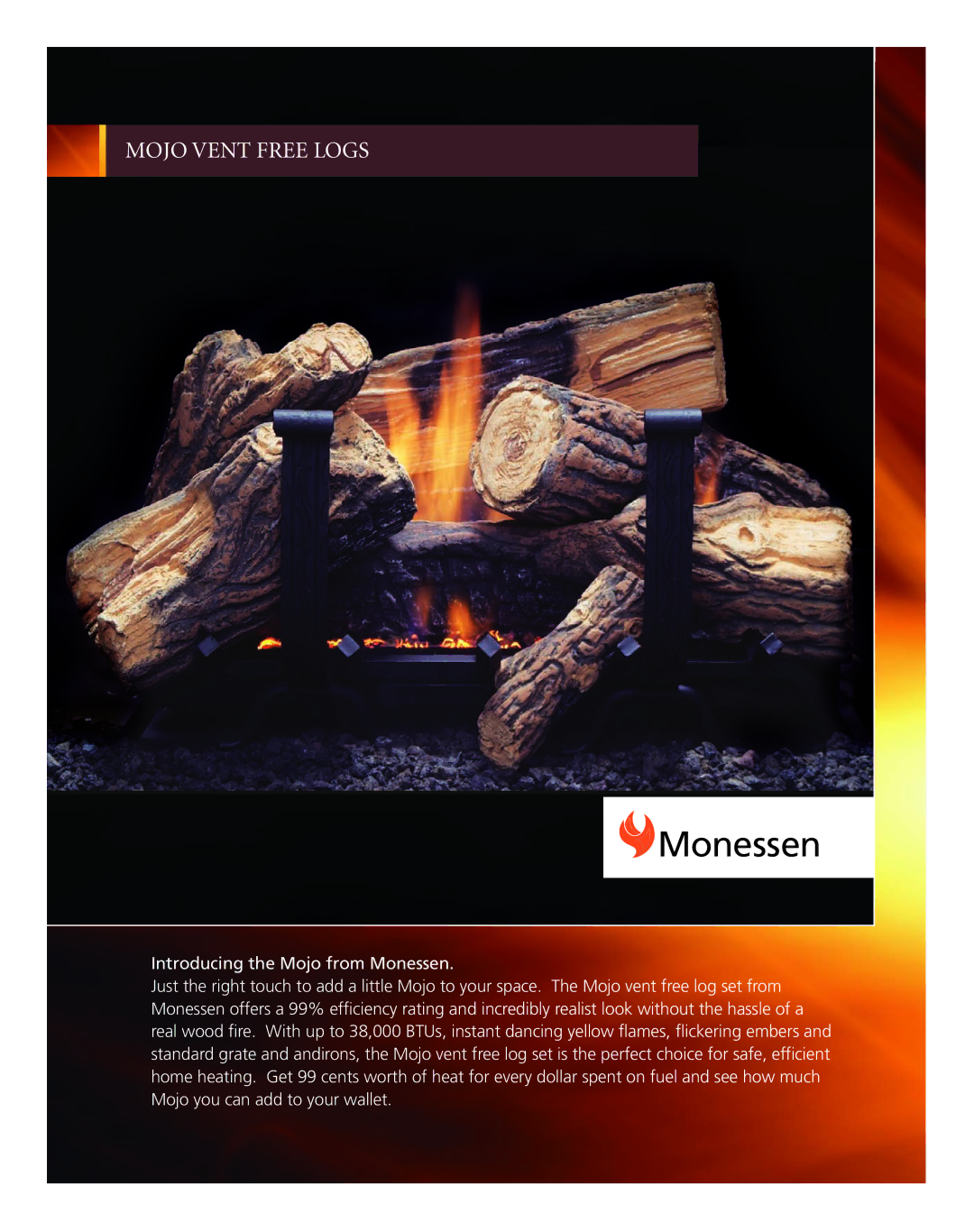 Monessen Hearth 7408INT manual Monessen 