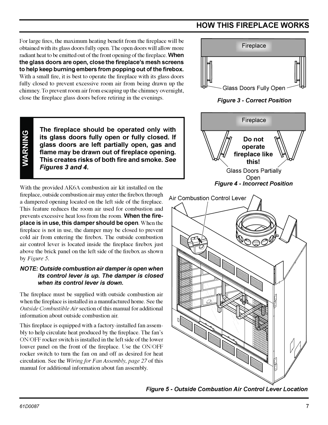 Monessen Hearth BWBC500MHB, BWBC400MHB manual Figures 3 