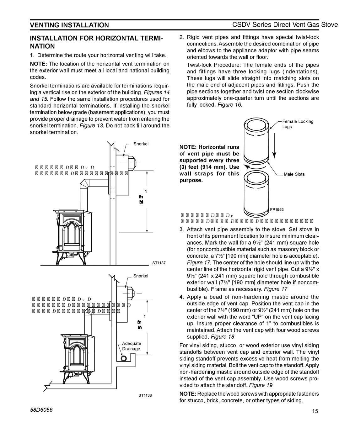 Monessen Hearth CSDV40SLP, CSDV40NDV, CSDV40SNV, CSDV40DLP, CSDV20DNV manual Installation for Horizontal TERMI- Nation, Purpose 