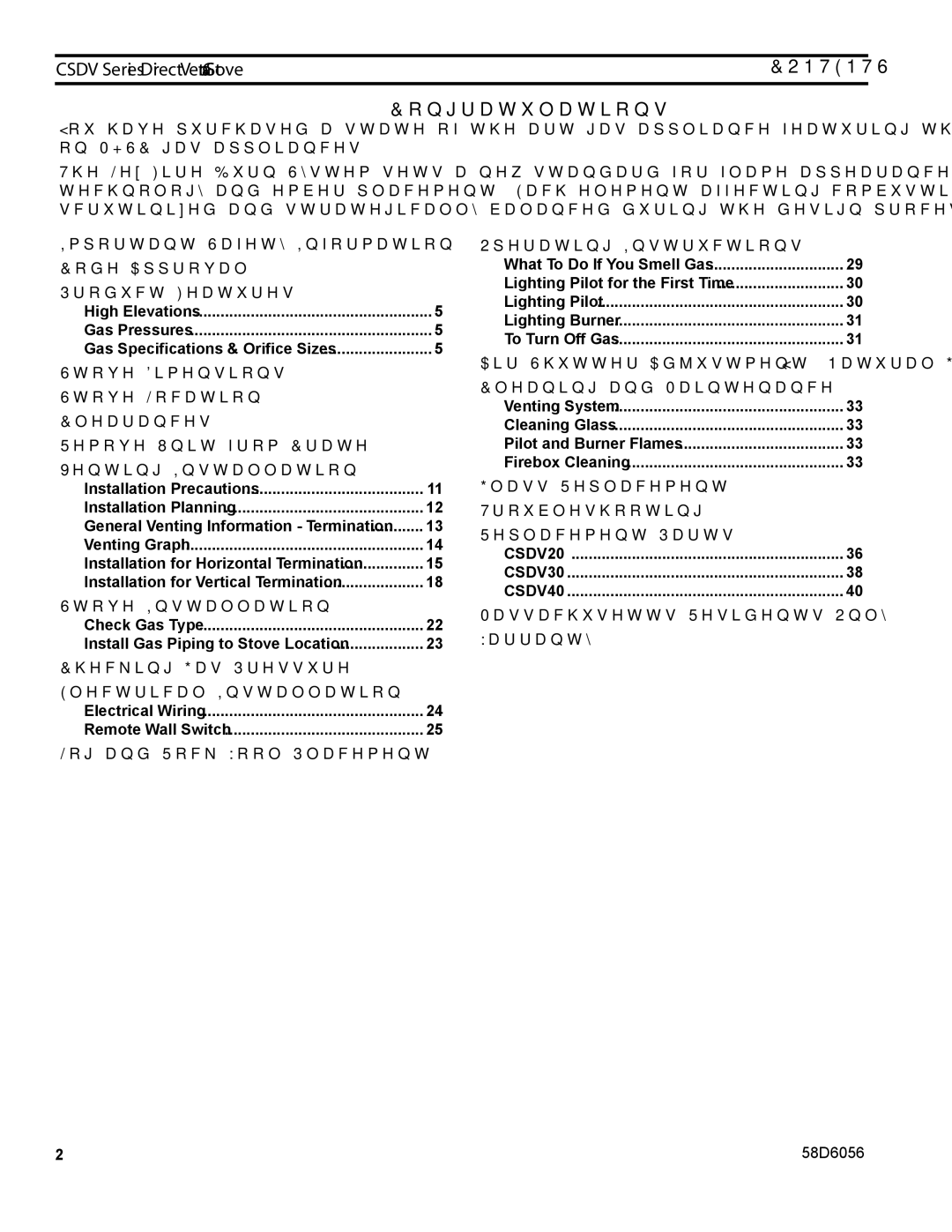 Monessen Hearth CSDV40DLP, CSDV40NDV, CSDV40SNV, CSDV40SLP manual Congratulations, Installation for Horizontal Termination 