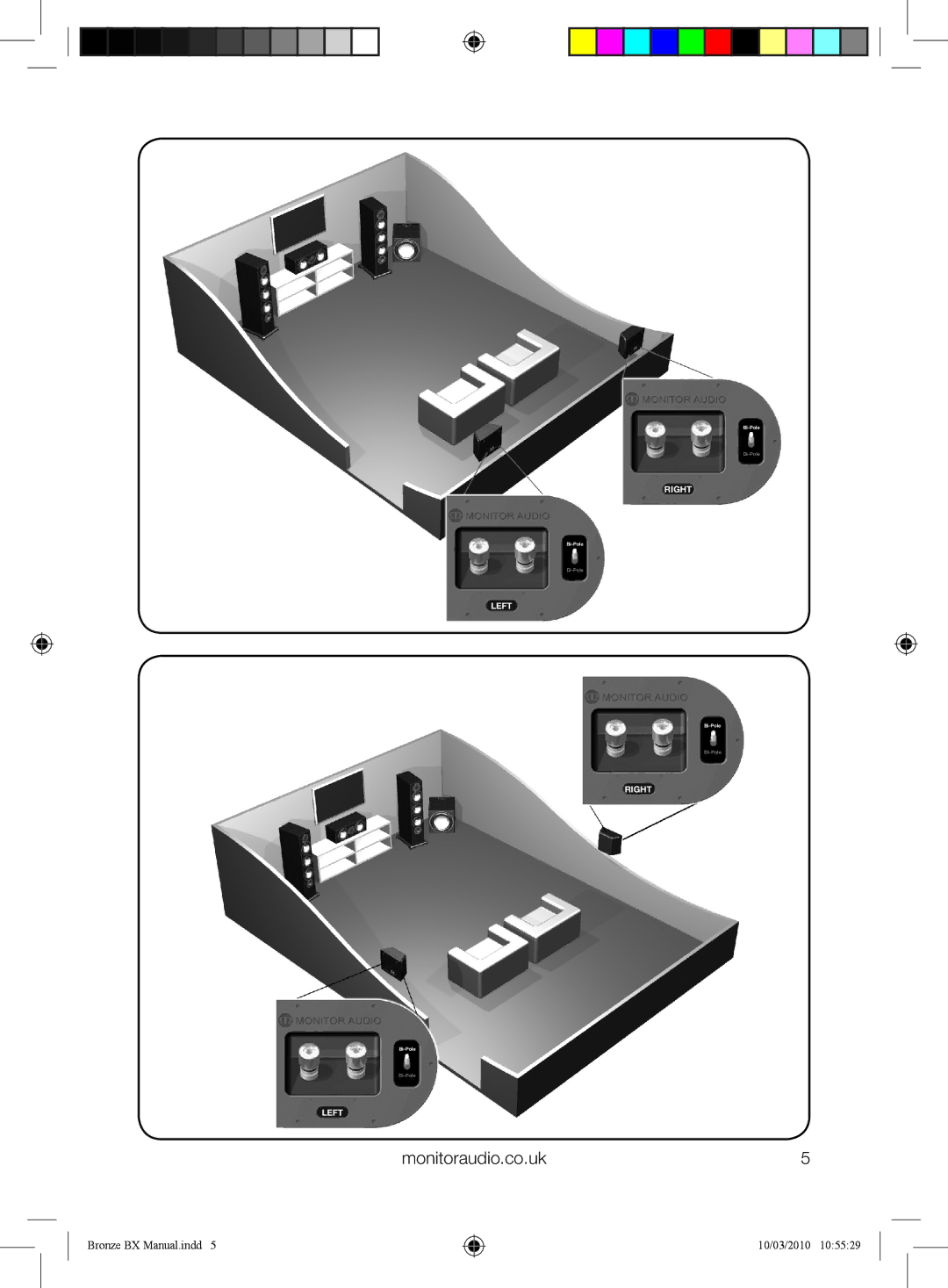 Monitor Audio BX Series owner manual Right 