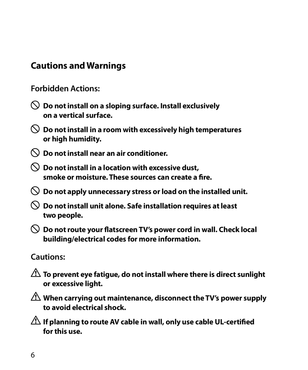 Monster Cable 200M warranty Forbidden Actions 