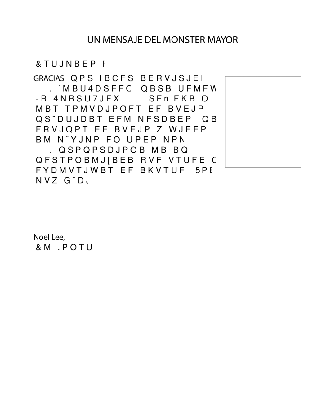 Monster Cable 200M warranty UN Mensaje DEL Monster Mayor 