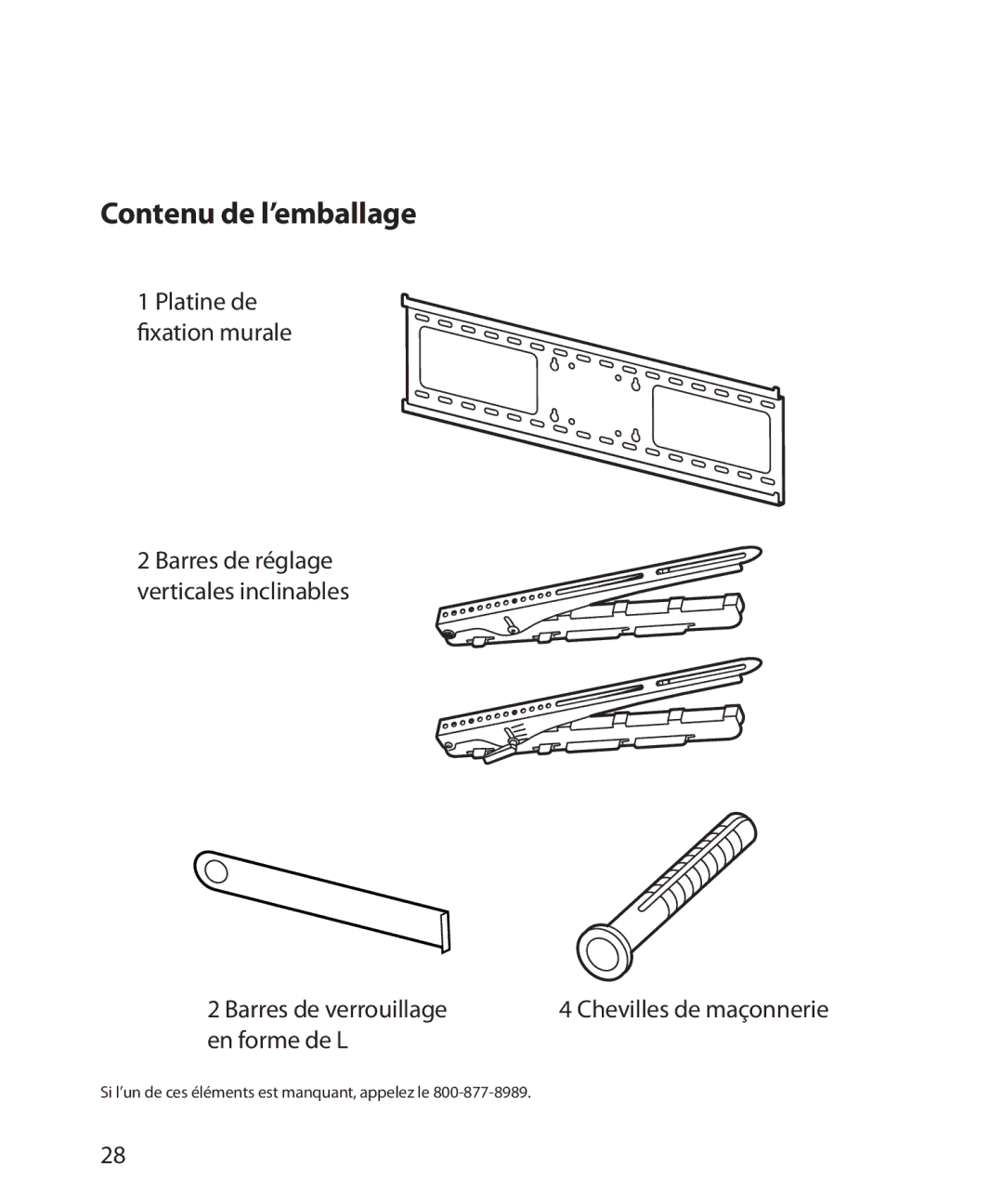 Monster Cable 300L warranty Contenu de l’emballage 