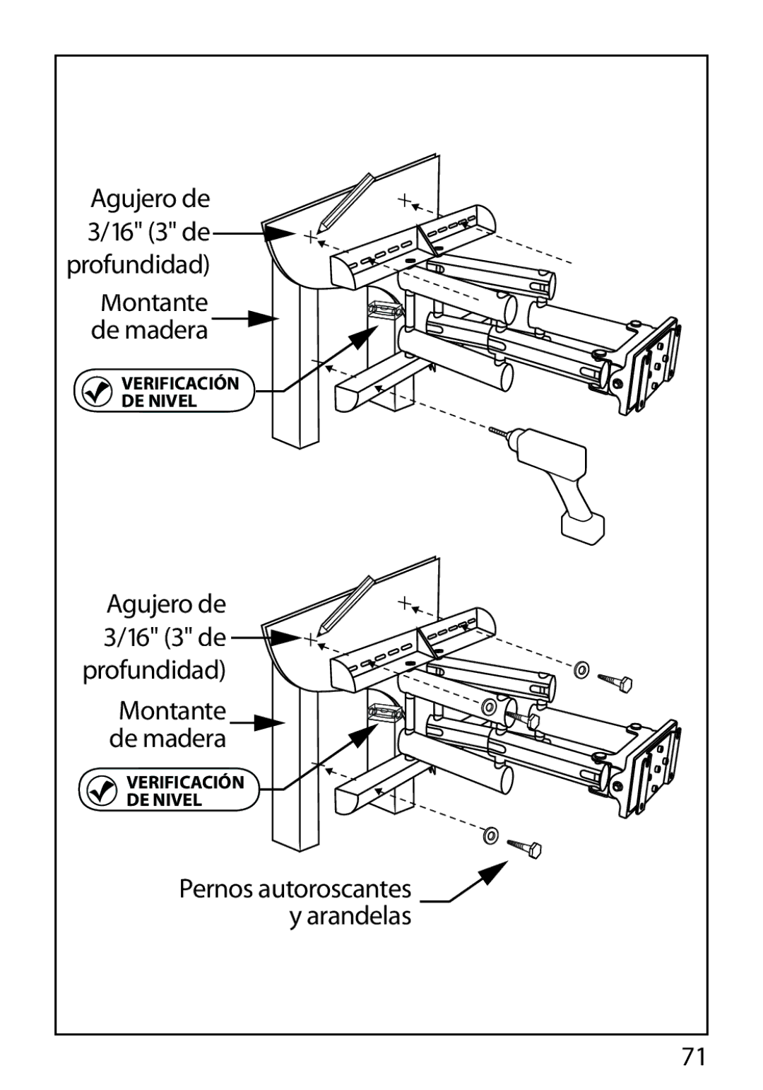 Monster Cable 400L warranty Agujero de 16 3 de Profundidad 