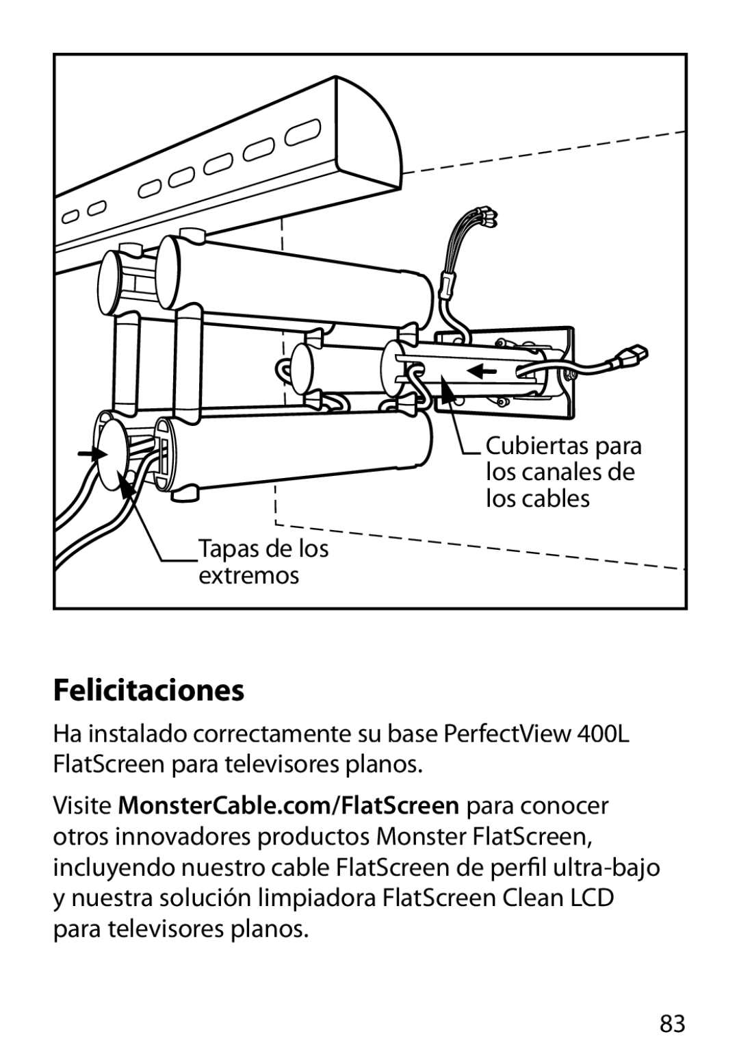 Monster Cable 400L warranty Felicitaciones 