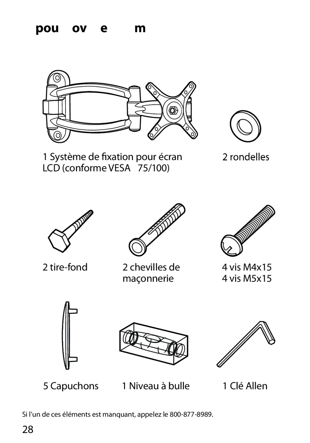 Monster Cable 400S warranty Contenu de l’emballage 