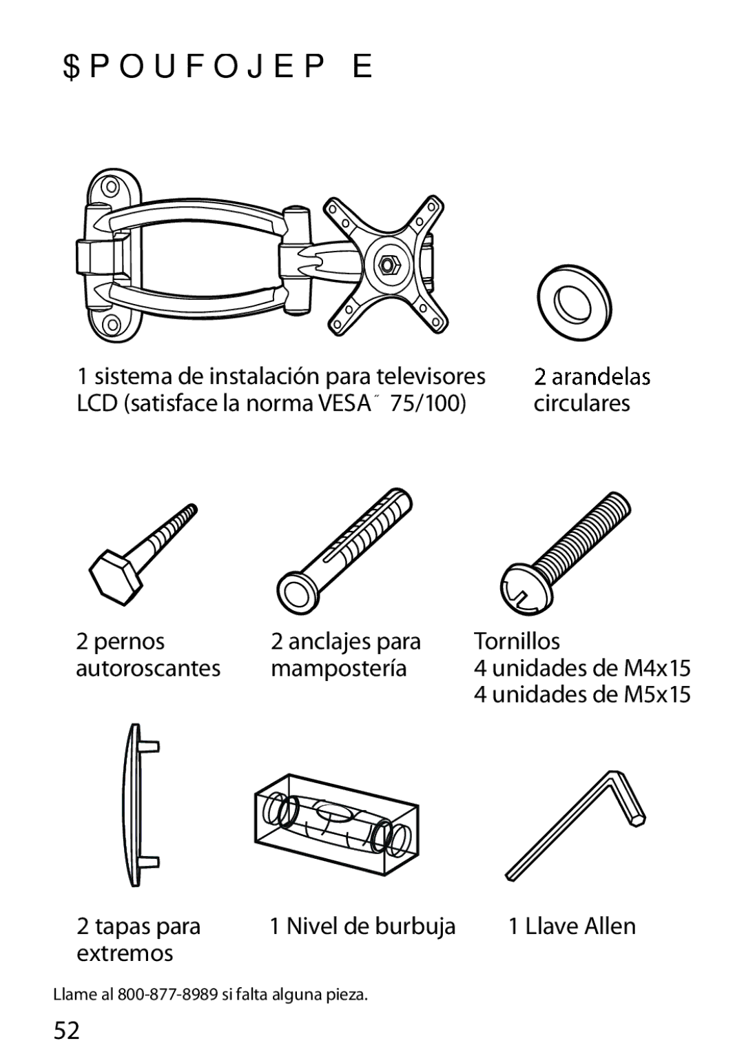 Monster Cable 400S warranty Contenido del paquete 